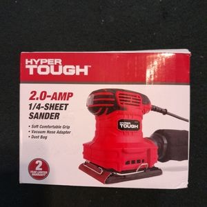 Hyper Tough 2 AMP Corded 1/4 Sheet Palm Sander with dust bag